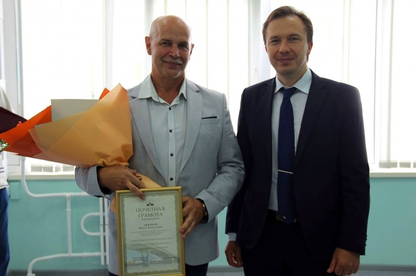 Глава города поздравил Павла Алексеевича Дьячкова
